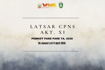 LATSAR CPNS ANGKATAN XI GOLONGAN III DAN II PEMKOT. PAREPARE TA. 2026